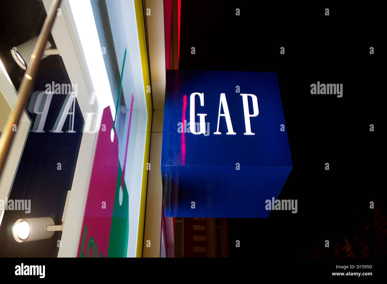 Gap store à Londres, Banque D'Images