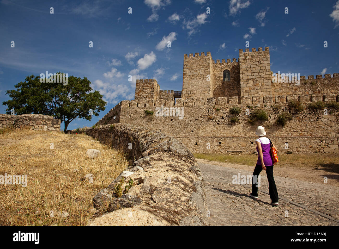 Château de Trujillo Caceres Estrémadure Espagne Banque D'Images