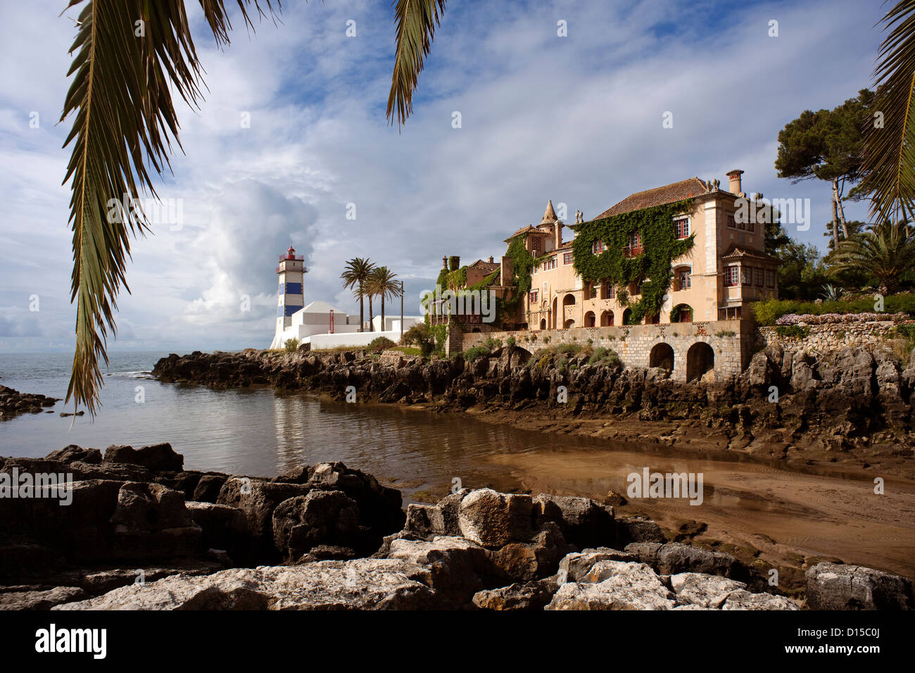 Phare de cascais Portugal Faro de Cascais Portugal Banque D'Images