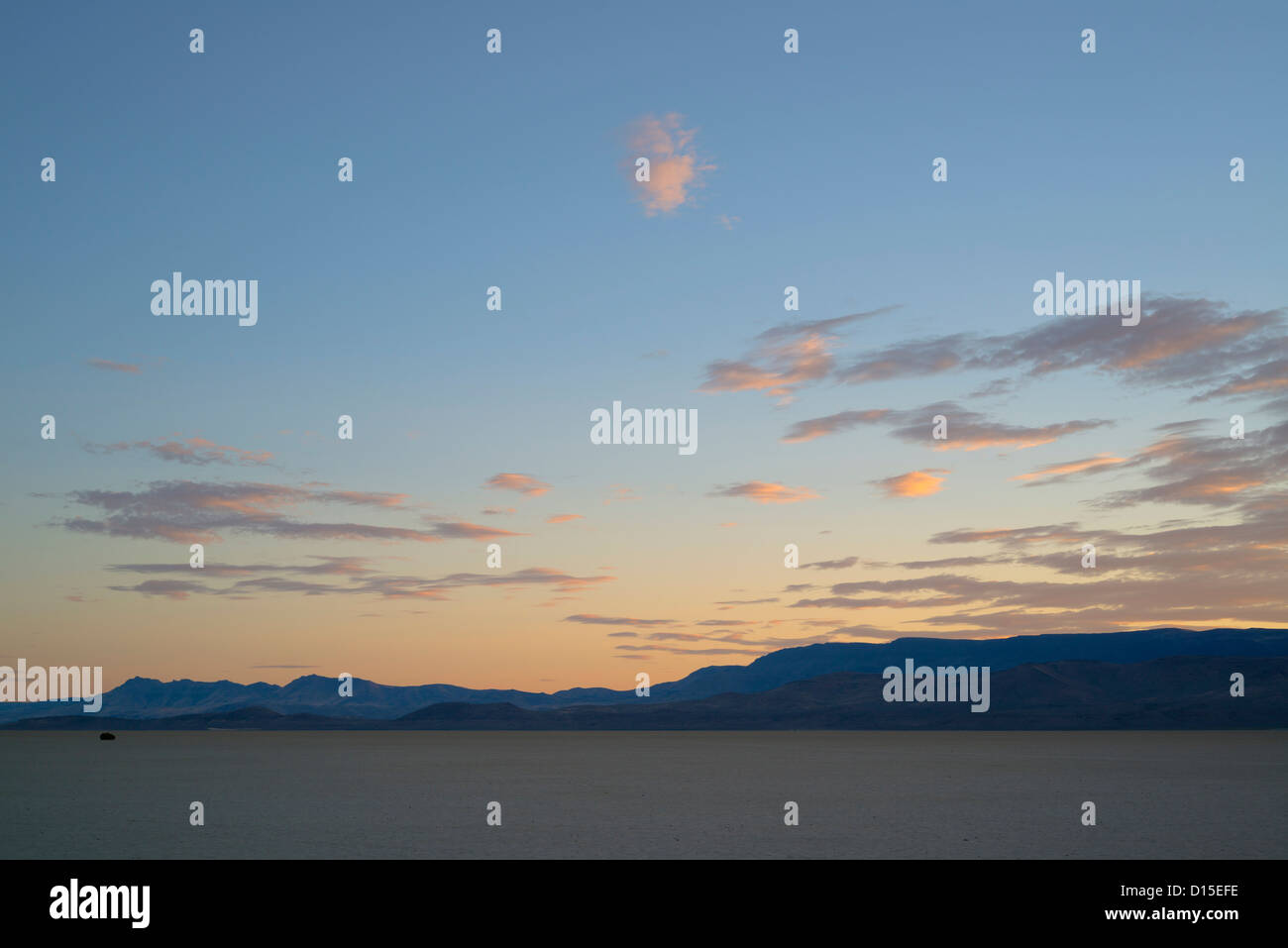 USA, Ohio, Harney Comté, Alvord Desert at sunset Banque D'Images