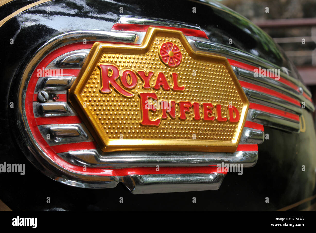 Moto Royal Enfield Banque D'Images