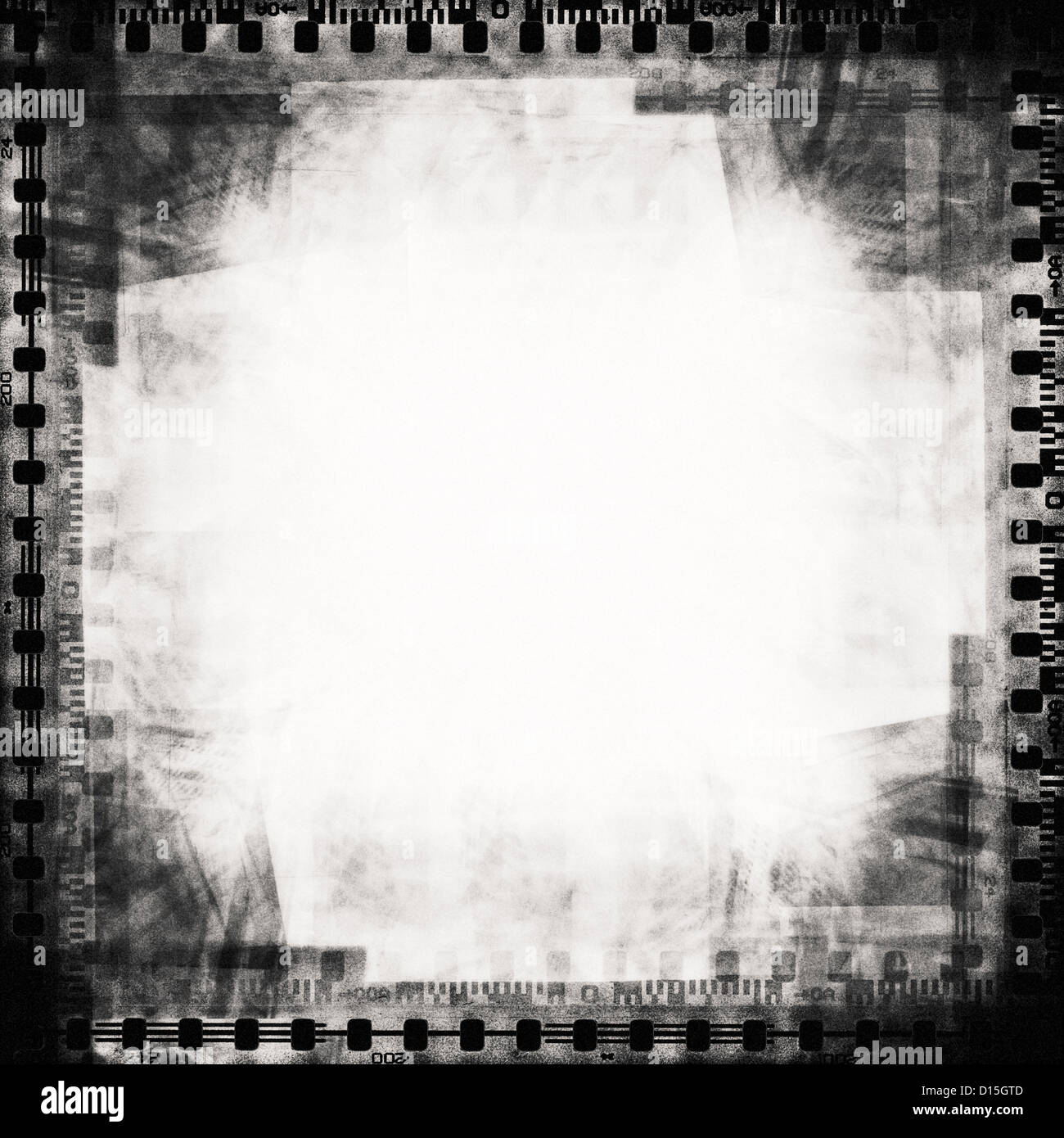 Grunge collage des bandes de film, peut utiliser comme arrière-plan Banque D'Images