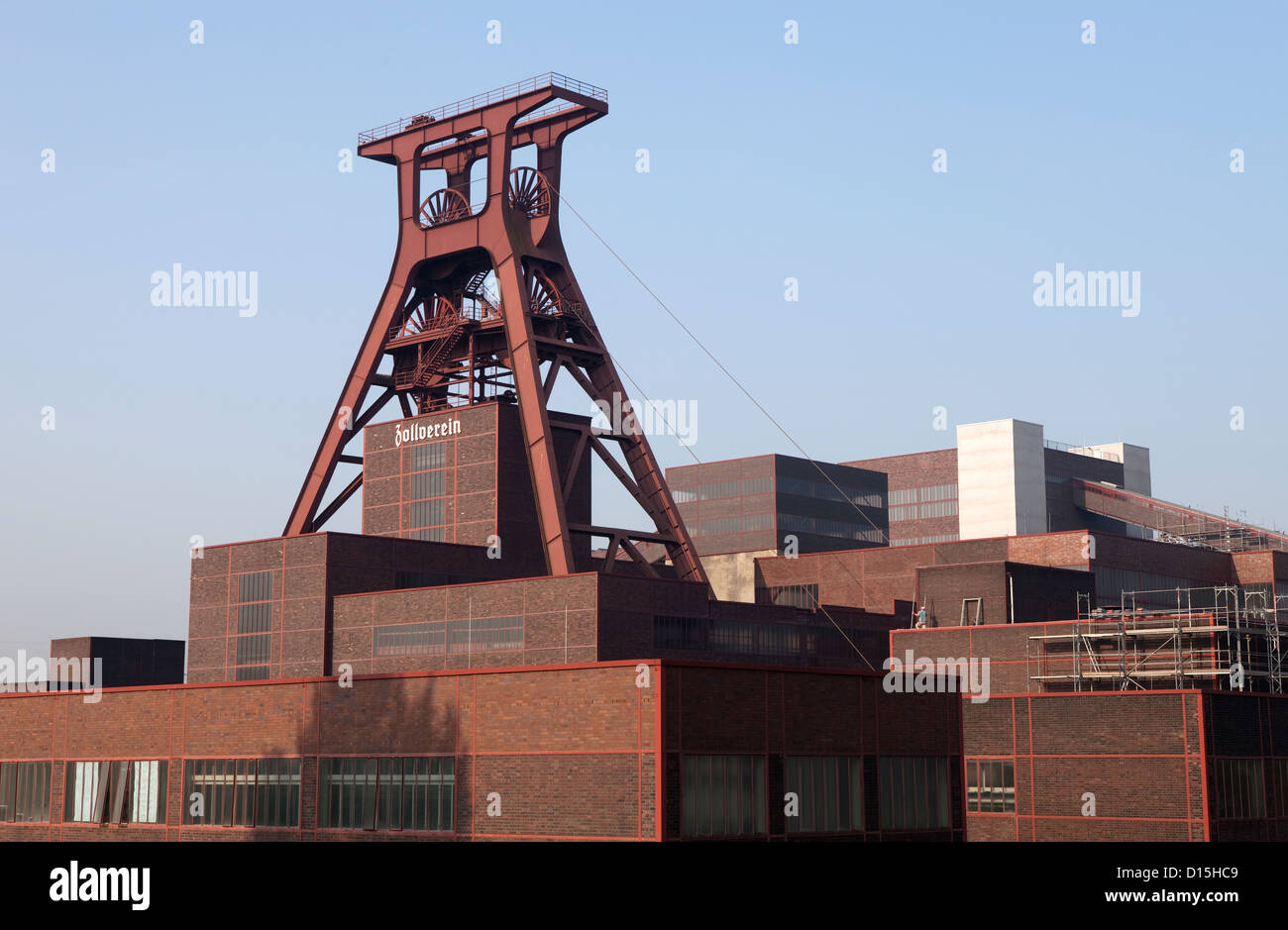 Essen, Allemagne, Foerderturm Zeche Zollverein Banque D'Images