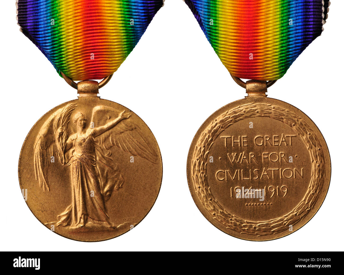 Médaille de victoire britannique Banque de photographies et d'images à  haute résolution - Alamy