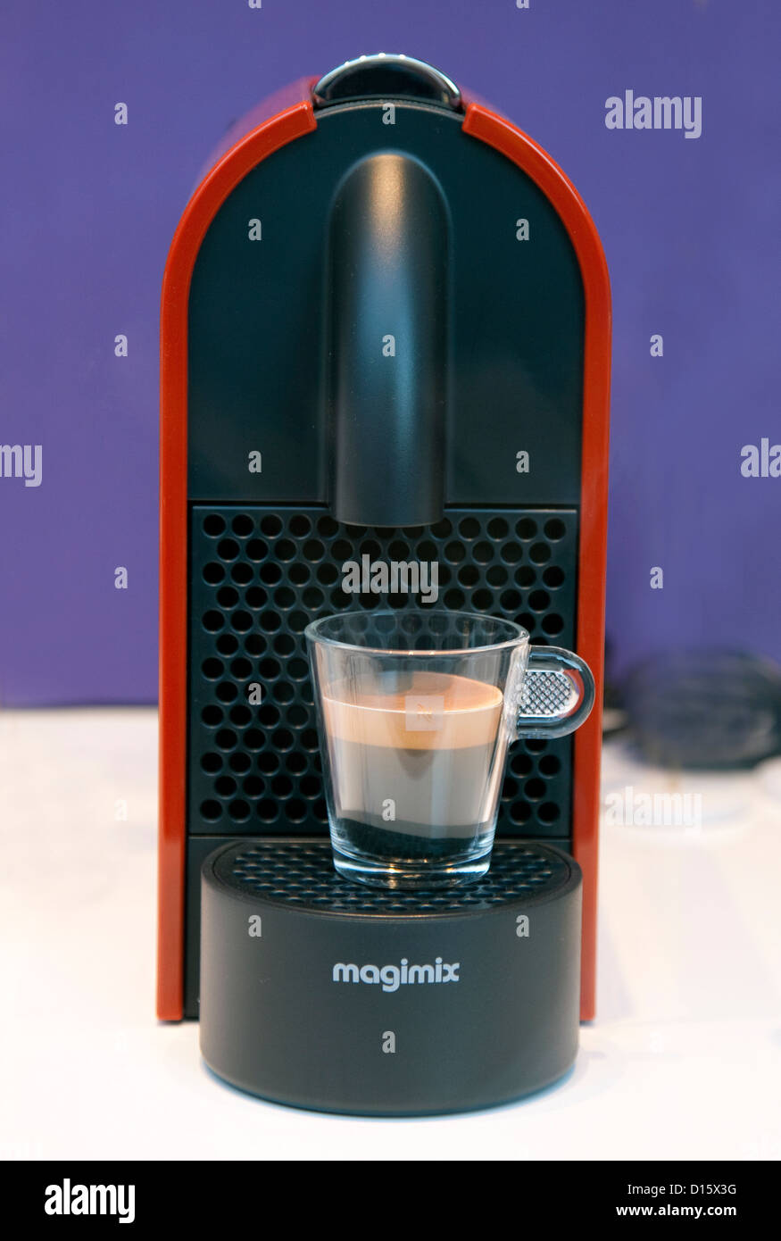 Machine à café Nespresso Magimix par, Londres Banque D'Images