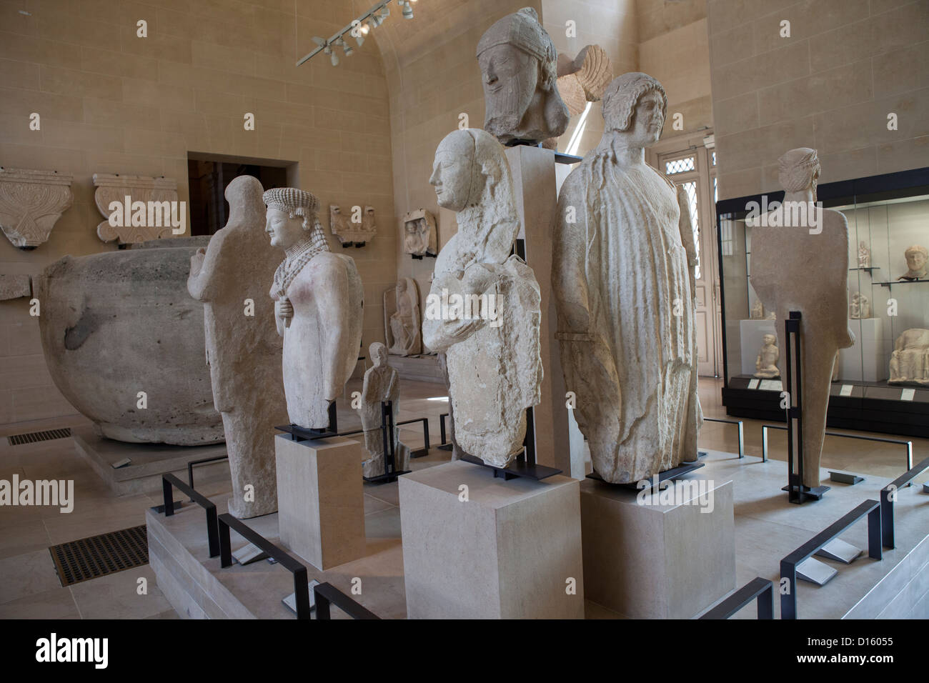 La statuaire grecque - Musée du Louvre, Paris Banque D'Images