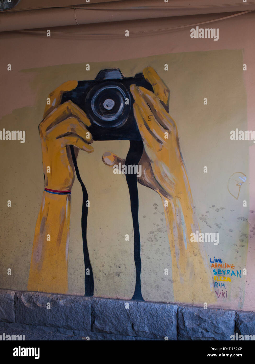 L'art de la rue d'Erevan Banque D'Images