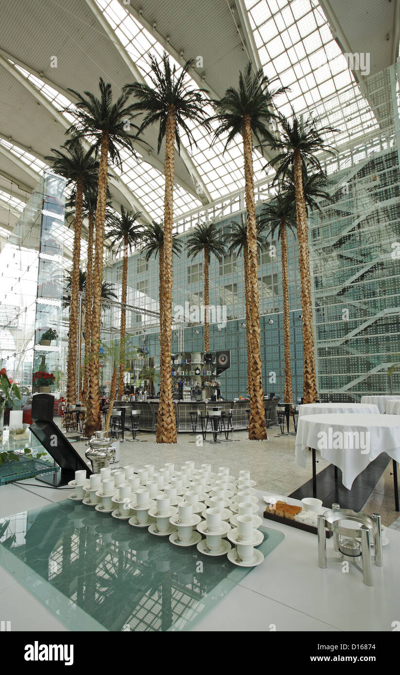 Le Kempinski Hotel Airport Munich, Allemagne Banque D'Images