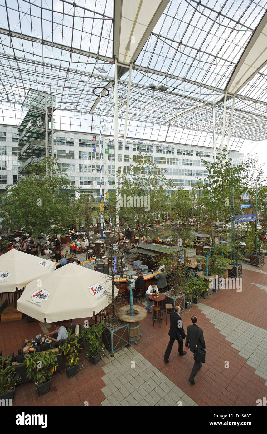 Centre de l'aéroport de Munich, Munich, Allemagne Banque D'Images