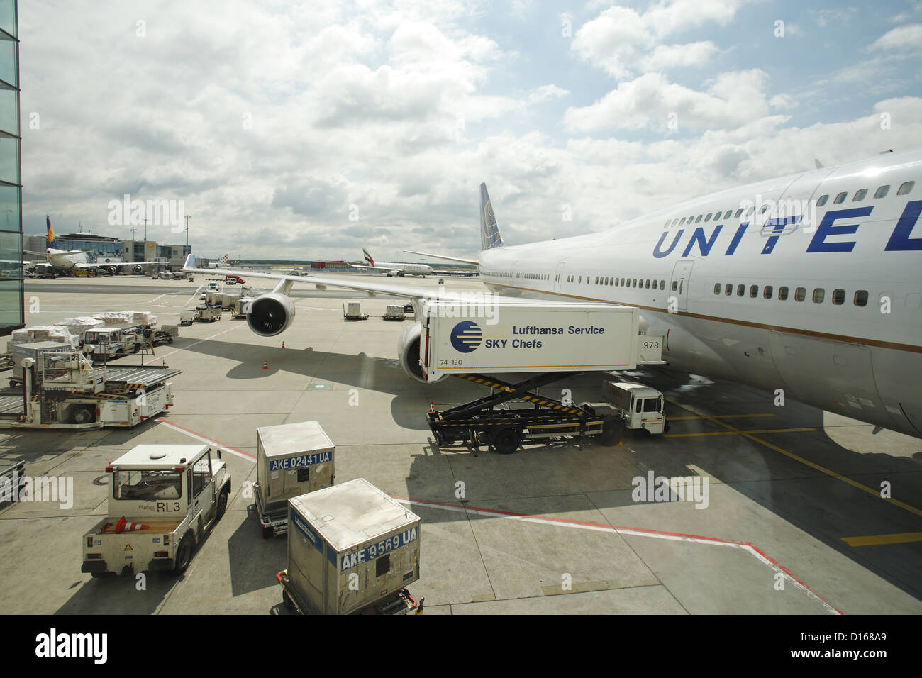L'aéroport de Munich, Munich, Allemagne Banque D'Images
