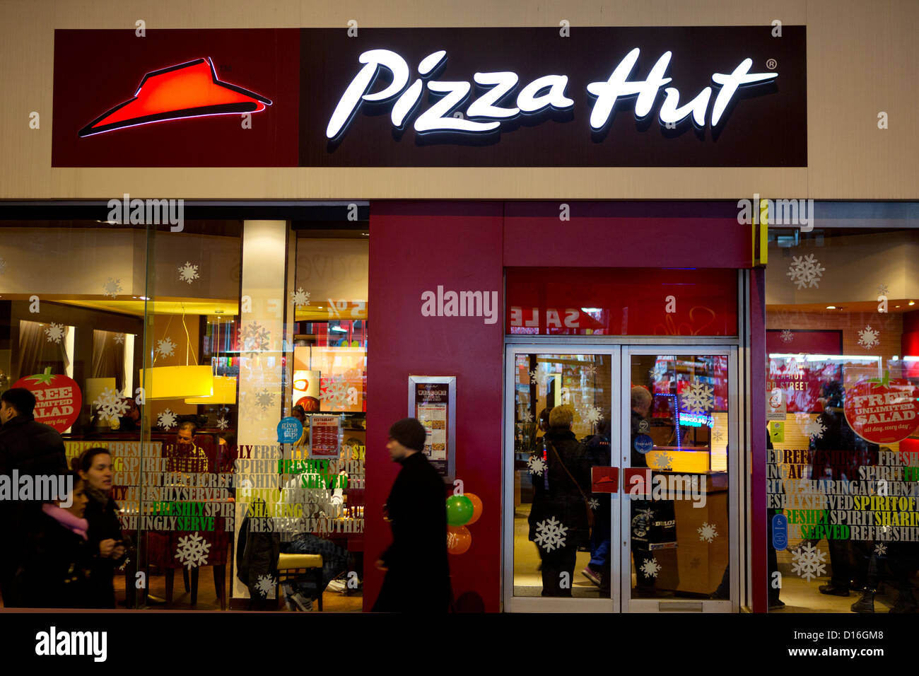 Restaurant Pizza Hut, Banque D'Images