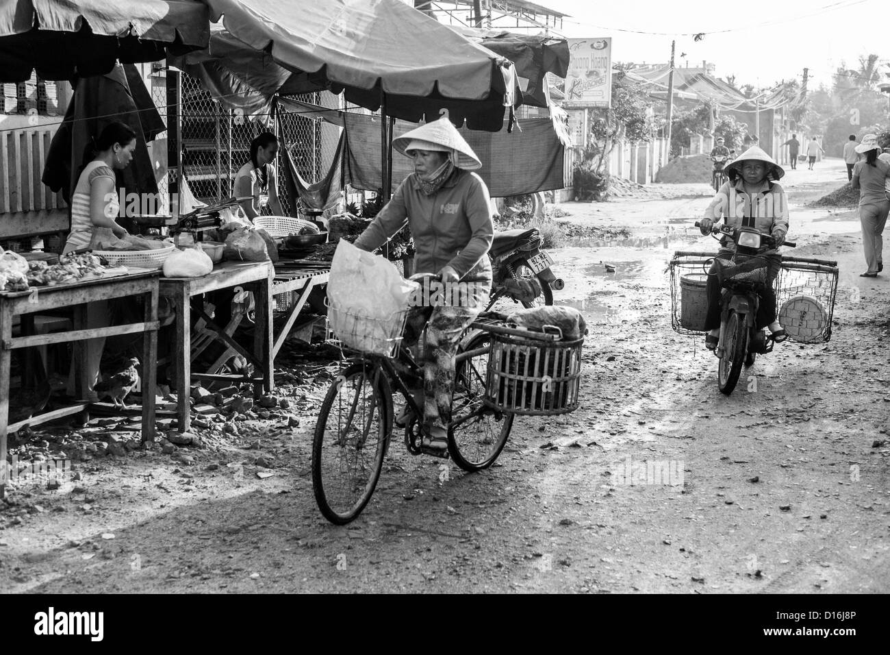 Vue générale Photo de Duy Nghia village au sud de Hoi An au Vietnam. Banque D'Images
