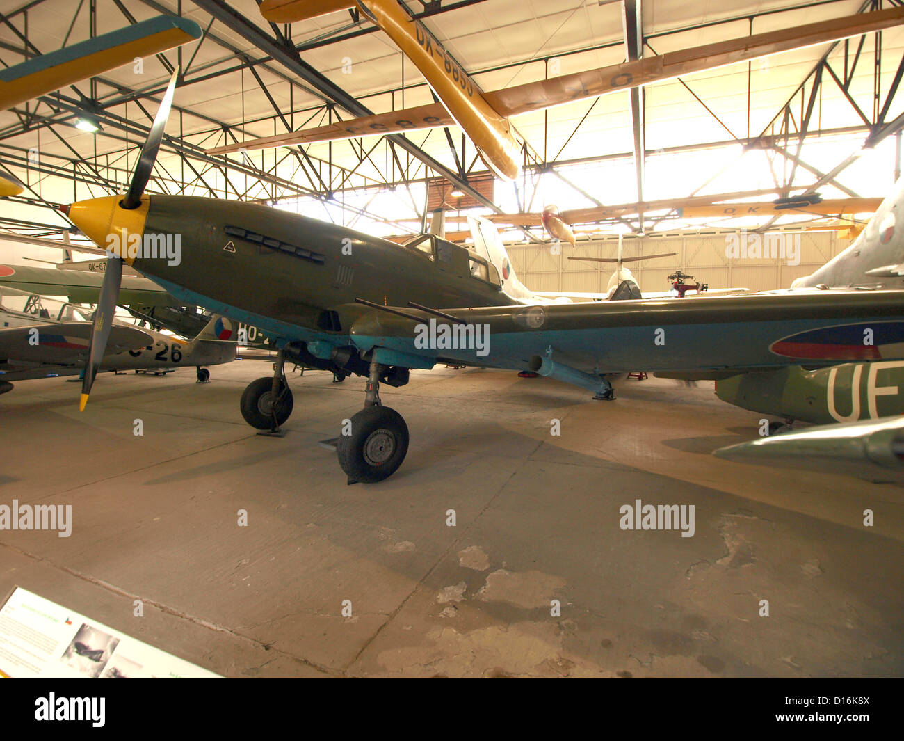 Dans l'avion Prague, Musée de l'Aviation Kbely.Avia B-33 (Iljusin Il019 bête) République tchèque airforce Banque D'Images