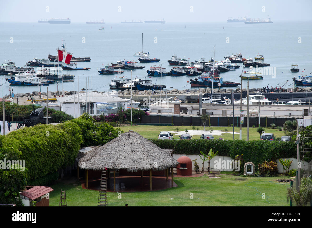 Port de Callao. La ville de Lima. Le Pérou. Banque D'Images