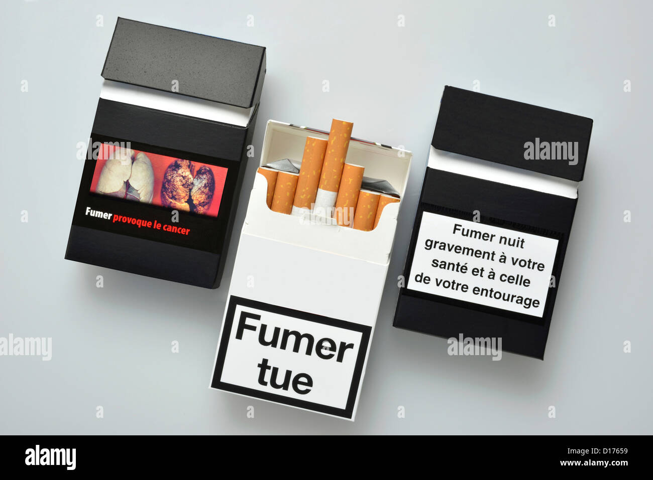 La prévention du tabagisme Banque D'Images