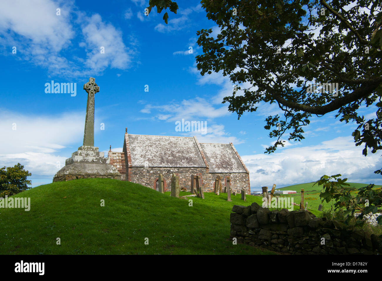 Kirkmadrine, pierres, l'église de Rhinns Galloway, Scotland Banque D'Images