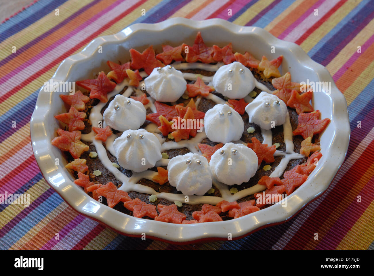 Gâteau d’Halloween. Banque D'Images