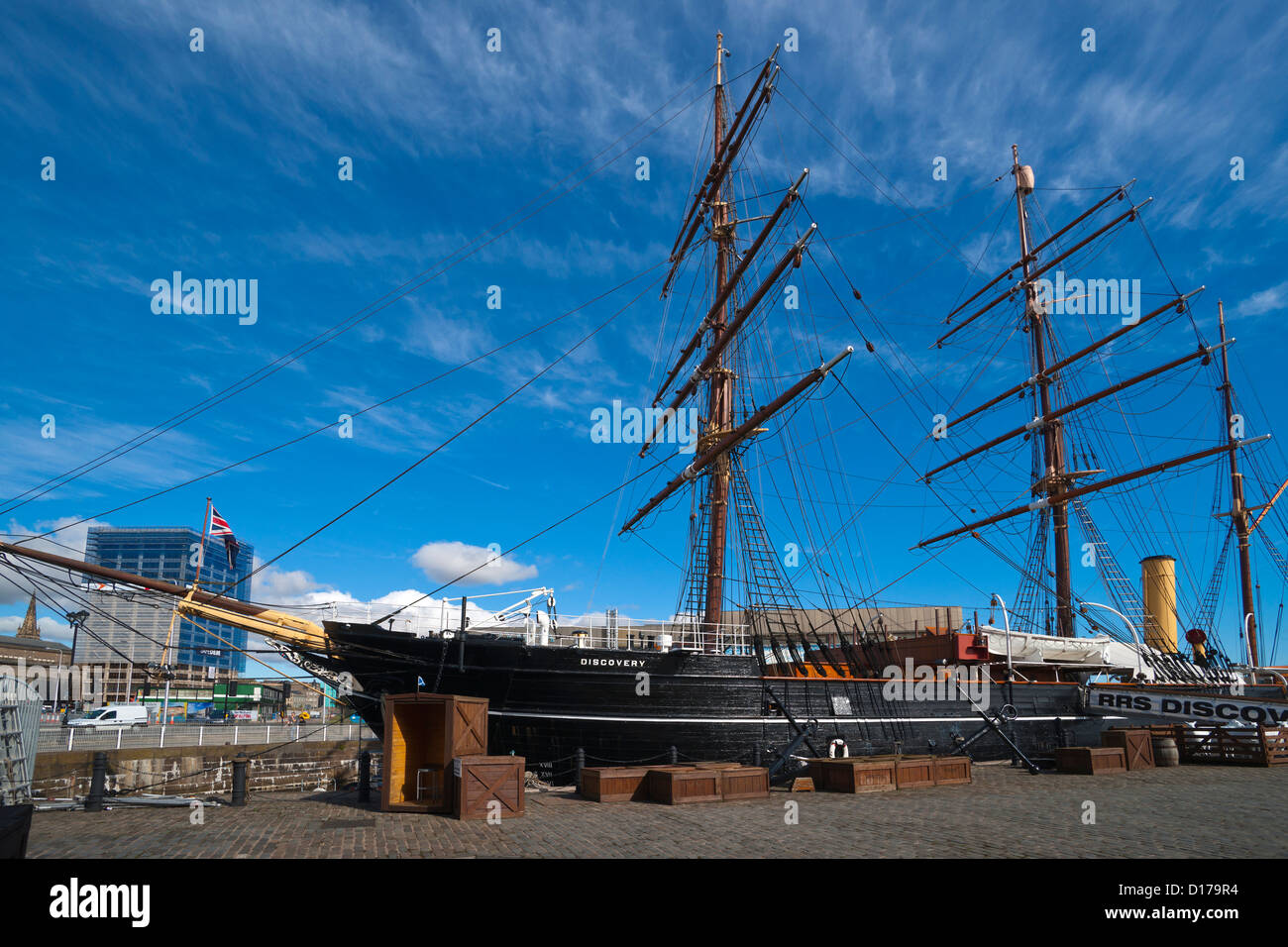 Discovery Point Visitor Centre, HMS / navire RRS, Dundee, Ecosse, Royaume-Uni Banque D'Images