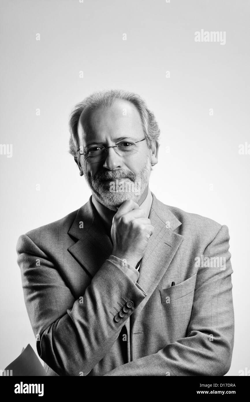 Italie, milieu de business man portrait Banque D'Images