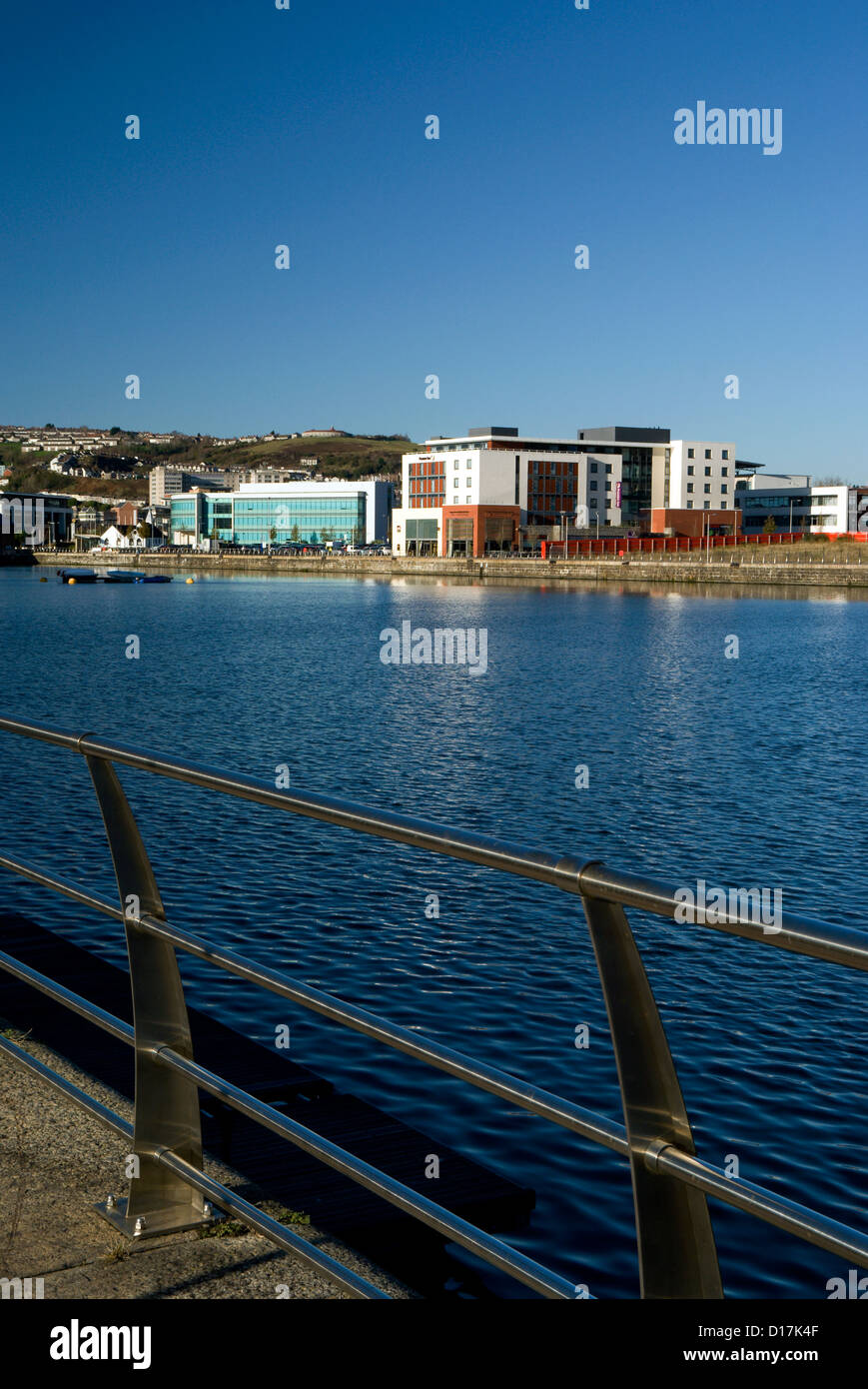 L'ancien dock SA1 development swansea Galles du Sud Royaume-Uni Banque D'Images