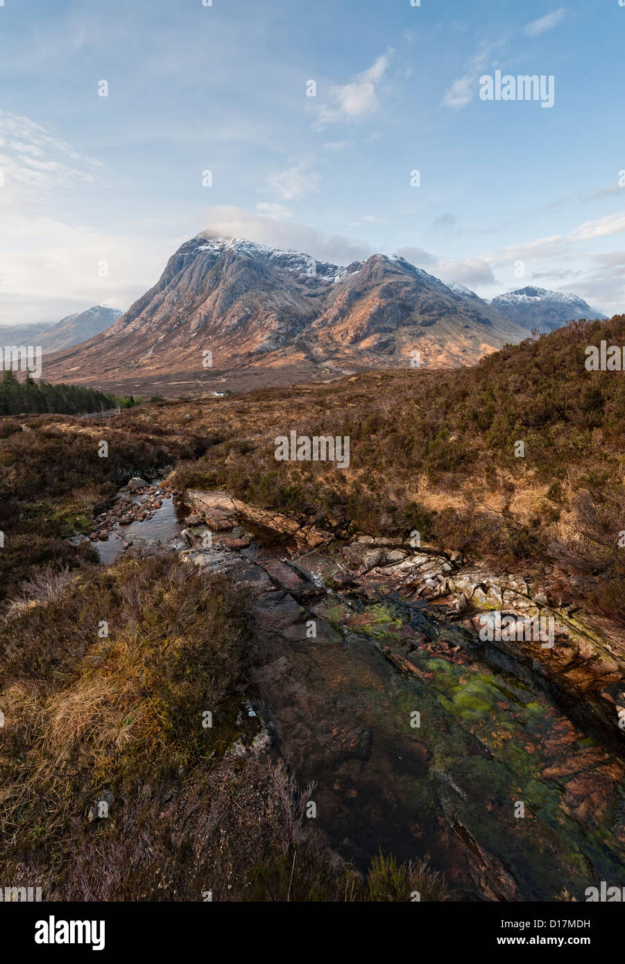 Buachaille Etive Mor à partir de l'Escalier du Diable Banque D'Images