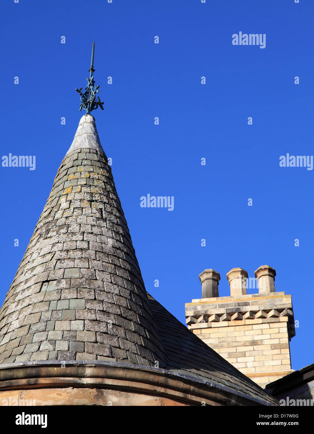 Vue détaillée de l'architecture Edwardienne à Beamish Museum, Angleterre du Nord-Est, Royaume-Uni Banque D'Images