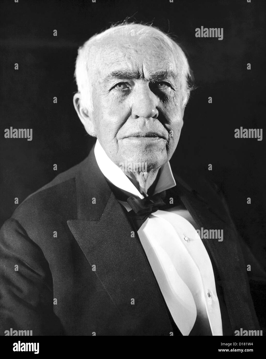 Thomas A. Edison, l'inventeur Banque D'Images