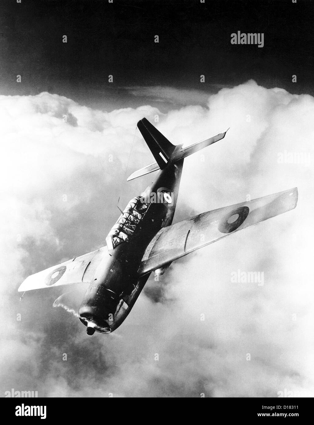 Image vintage de vengeance dive bomber Banque D'Images