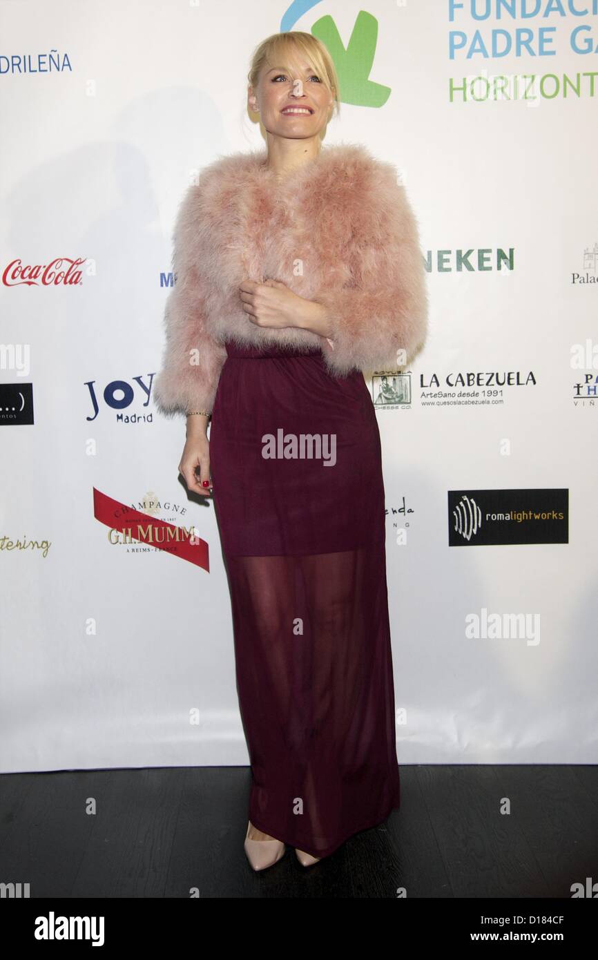 10 décembre 2012 - Madrid, Espagne - chanteur espagnol Soraya assiste à la 'Padre Garralda' Foundation charity cocktail au studio A-cero le 10 décembre 2012 à Madrid, Espagne. (Crédit Image : © Jack Abuin/ZUMAPRESS.com) Banque D'Images