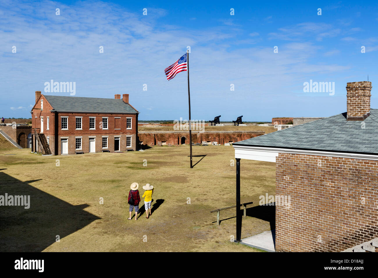 Fort Clinch, Fort Clinch State Park, Fernandina Beach, Amelia Island, Floride, USA Banque D'Images