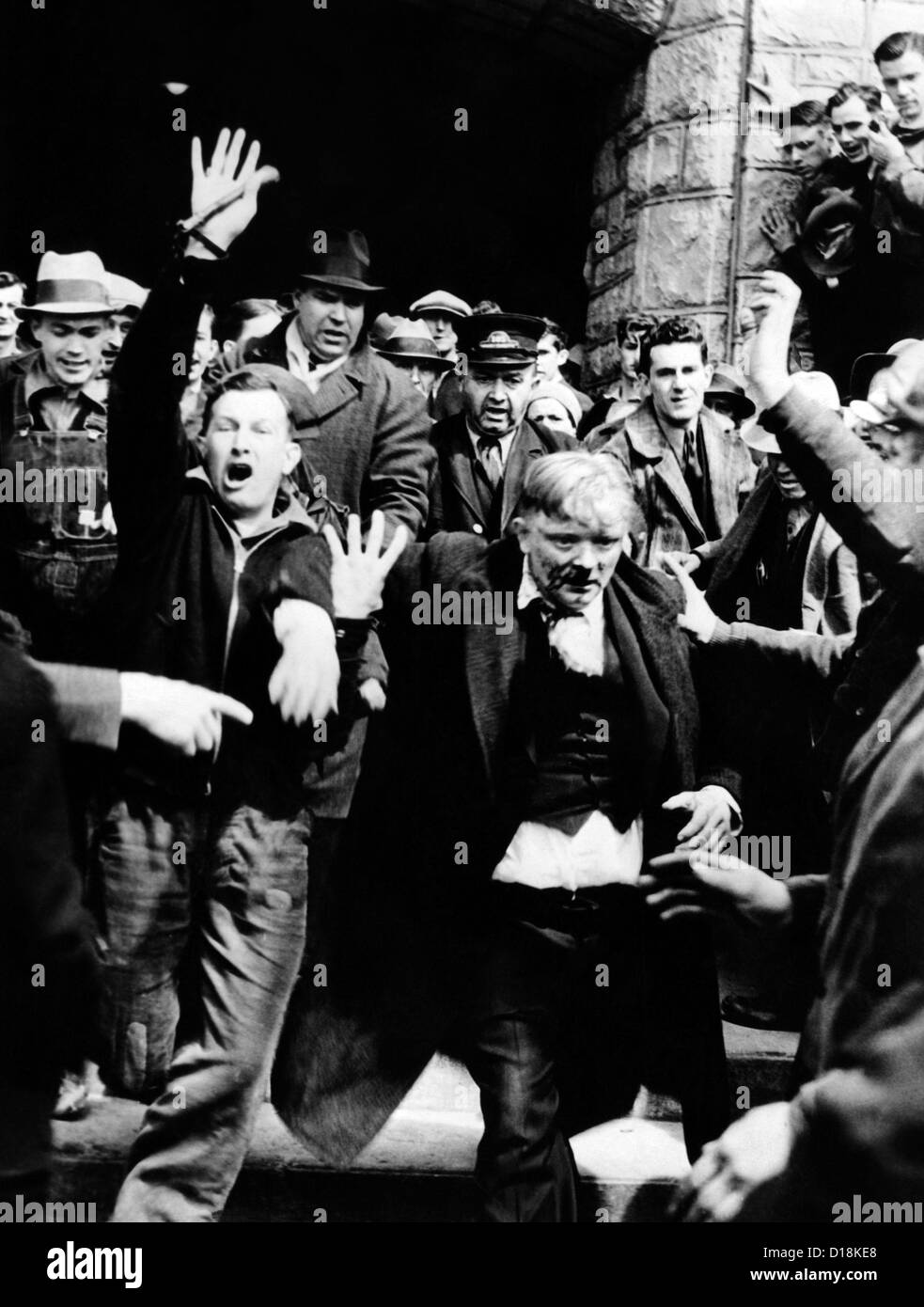 Grève contre la compagnie de chocolat Hershey. -CIO des grévistes ont été battus par une foule de non-grévistes et locales Banque D'Images