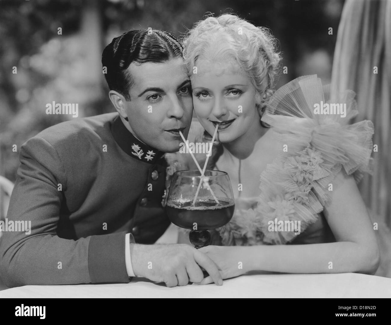 Partager un verre Banque D'Images