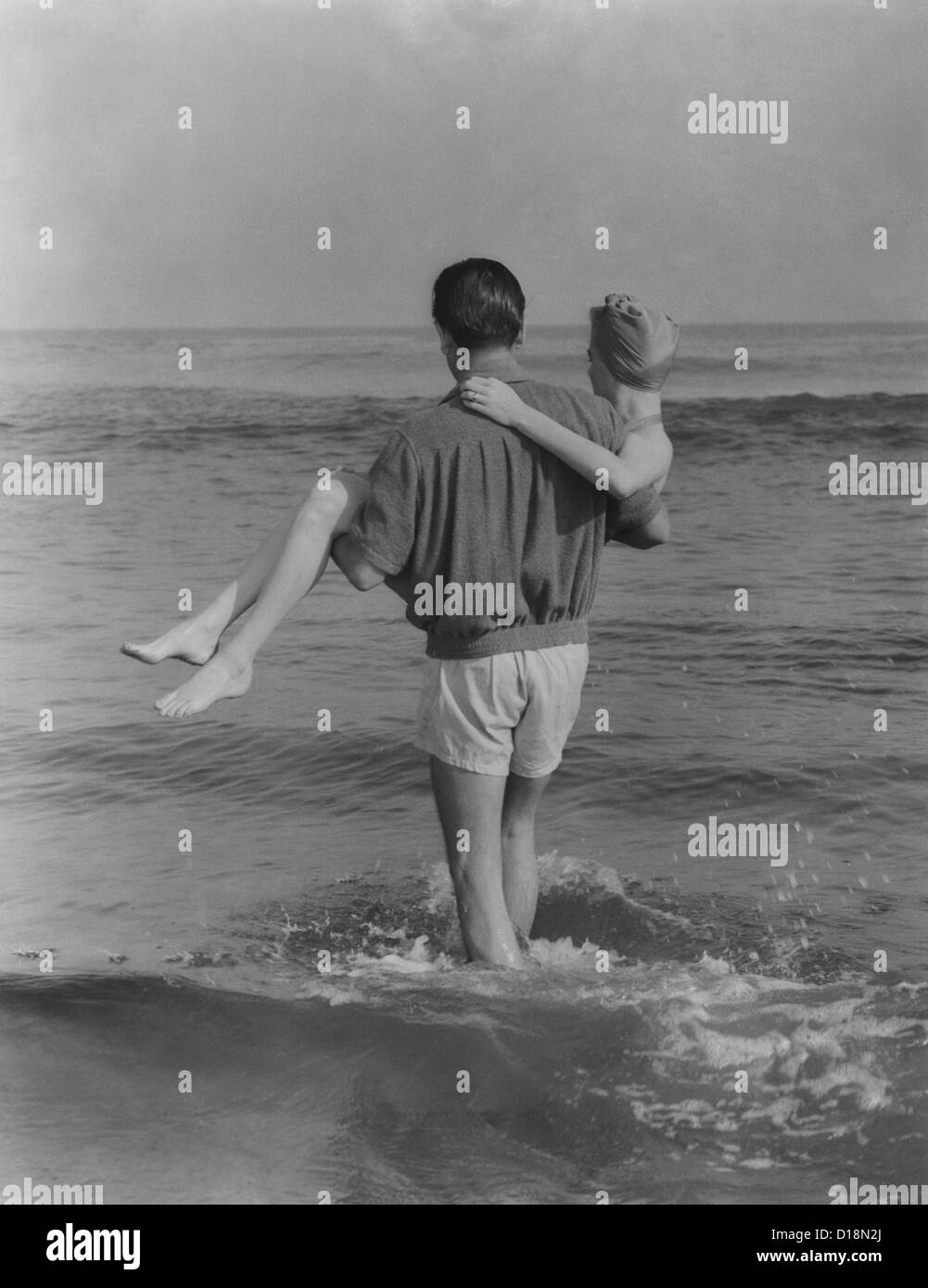 Tester les eaux Banque D'Images