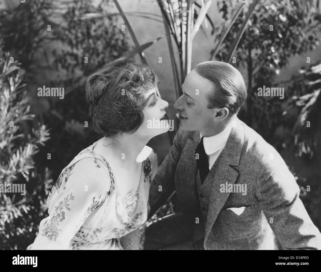 Sur le point d’embrasser Banque D'Images