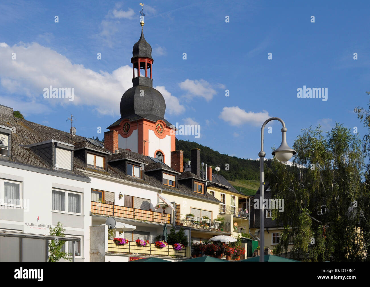 Rheinland-Pfalz, Zell an der Mosel, Altstadt, Landkreis Cochem-Zell, Banque D'Images