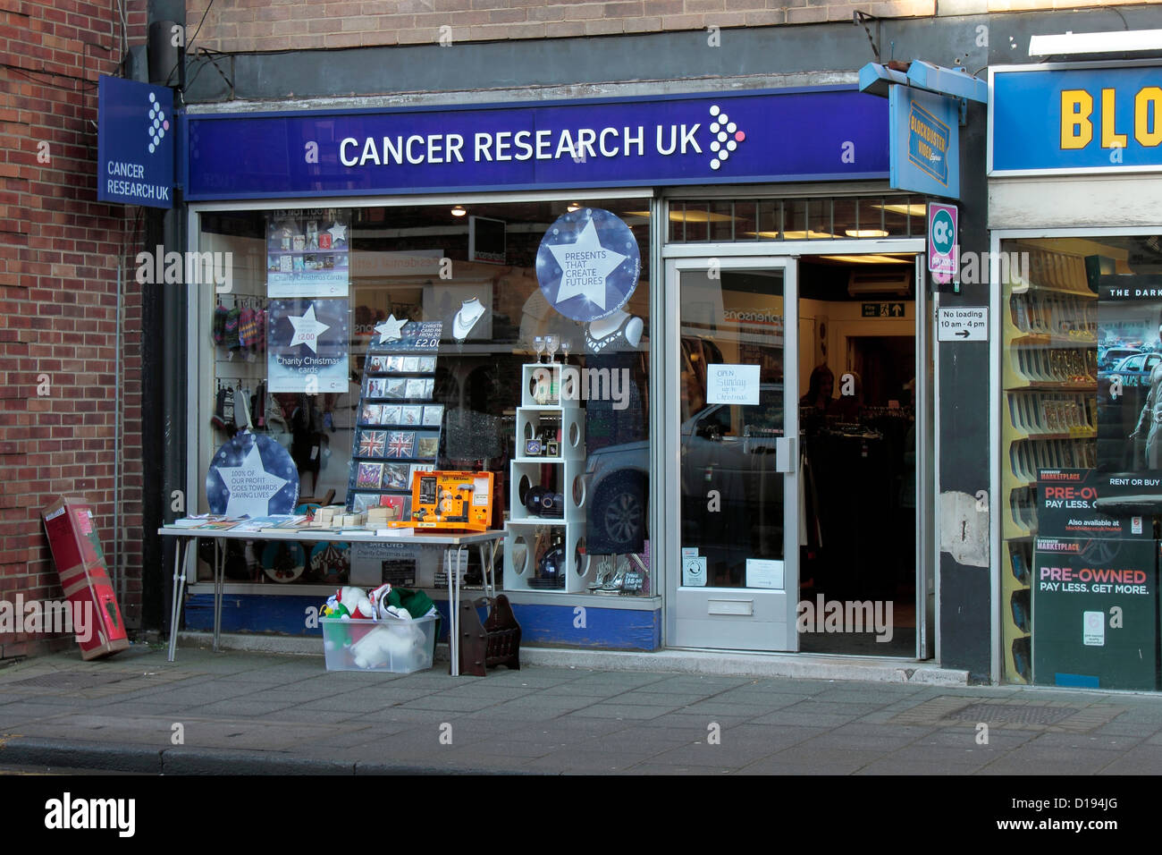 Cancer Research UK Charity Shop Selby Banque D'Images