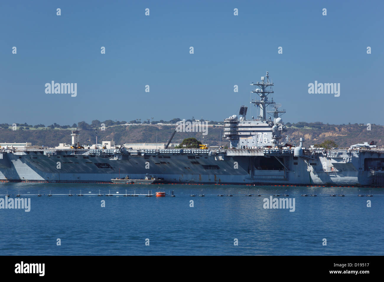 Porte-avions USS Ronald Reagan à San Diego, Californie, USA. Banque D'Images
