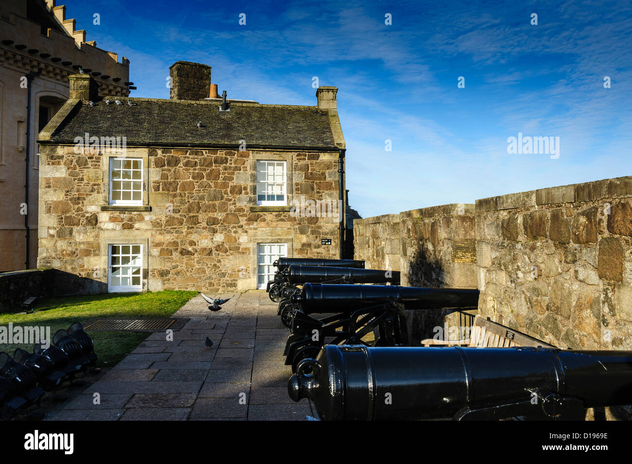 La Grande Batterie au château de Stirling, Écosse Banque D'Images