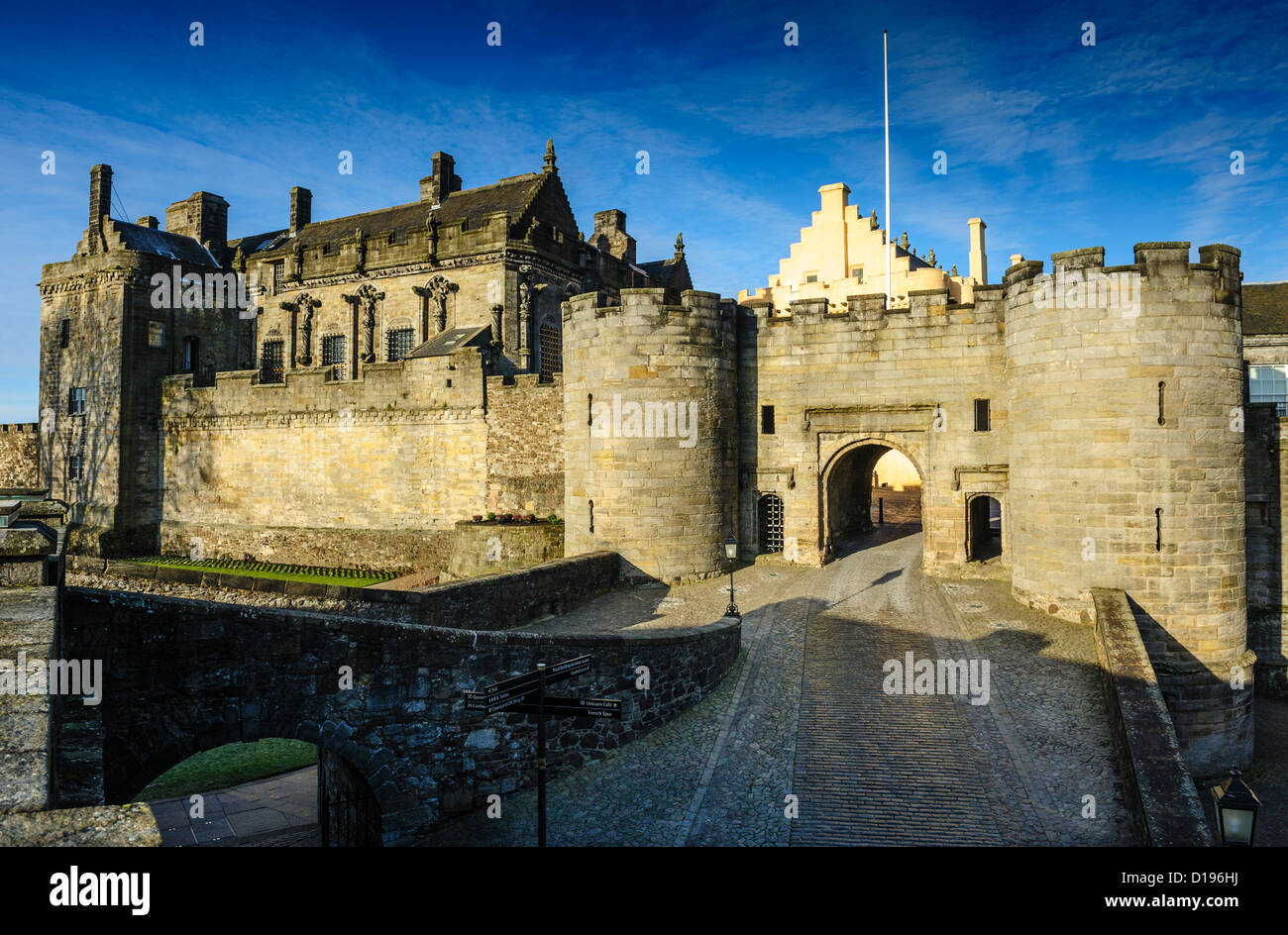 Le Château de Stirling, Stirlingshire, Scotland Banque D'Images