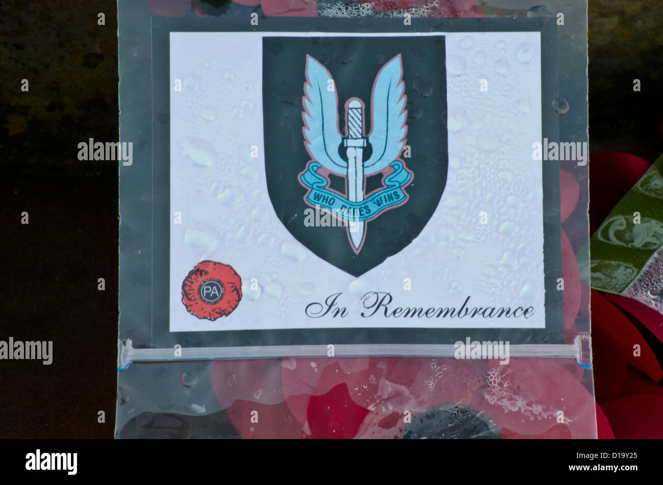Memorial Day "souvenance l' SAS Banque D'Images