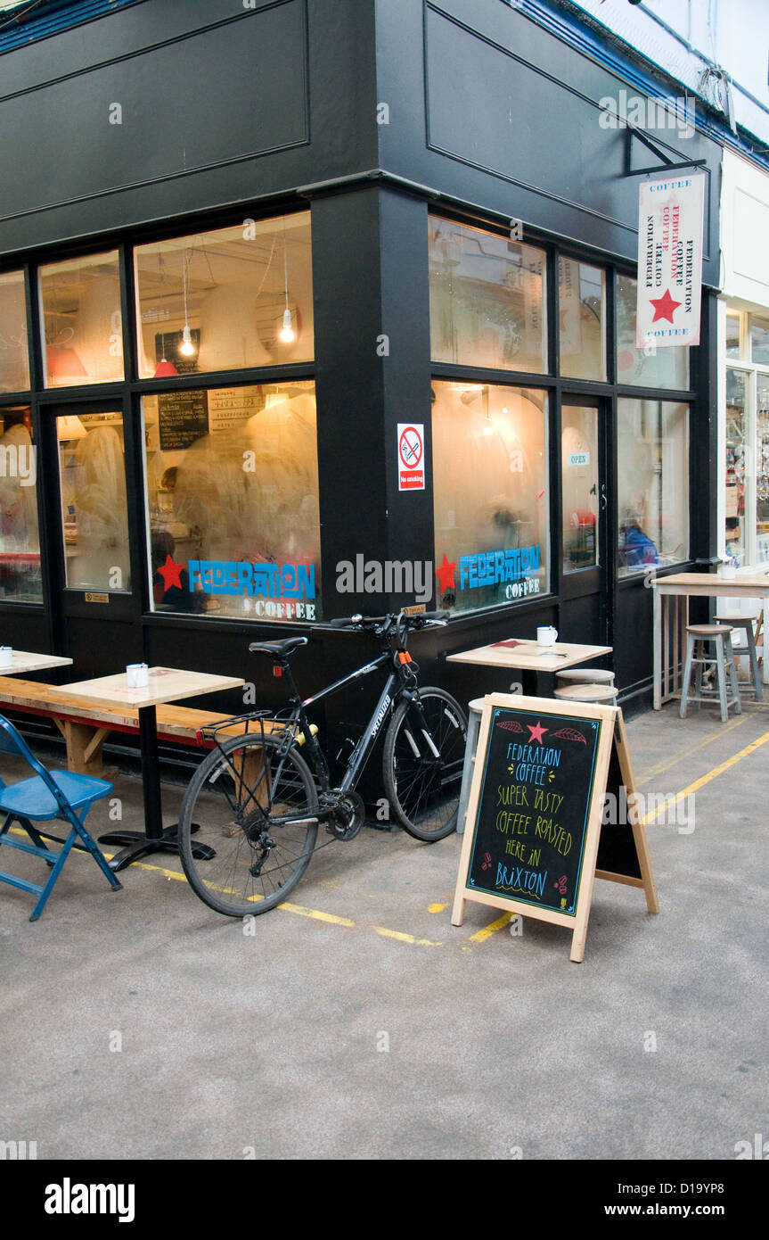 Le quartier à la brixton Village à Brixton, Londres Banque D'Images