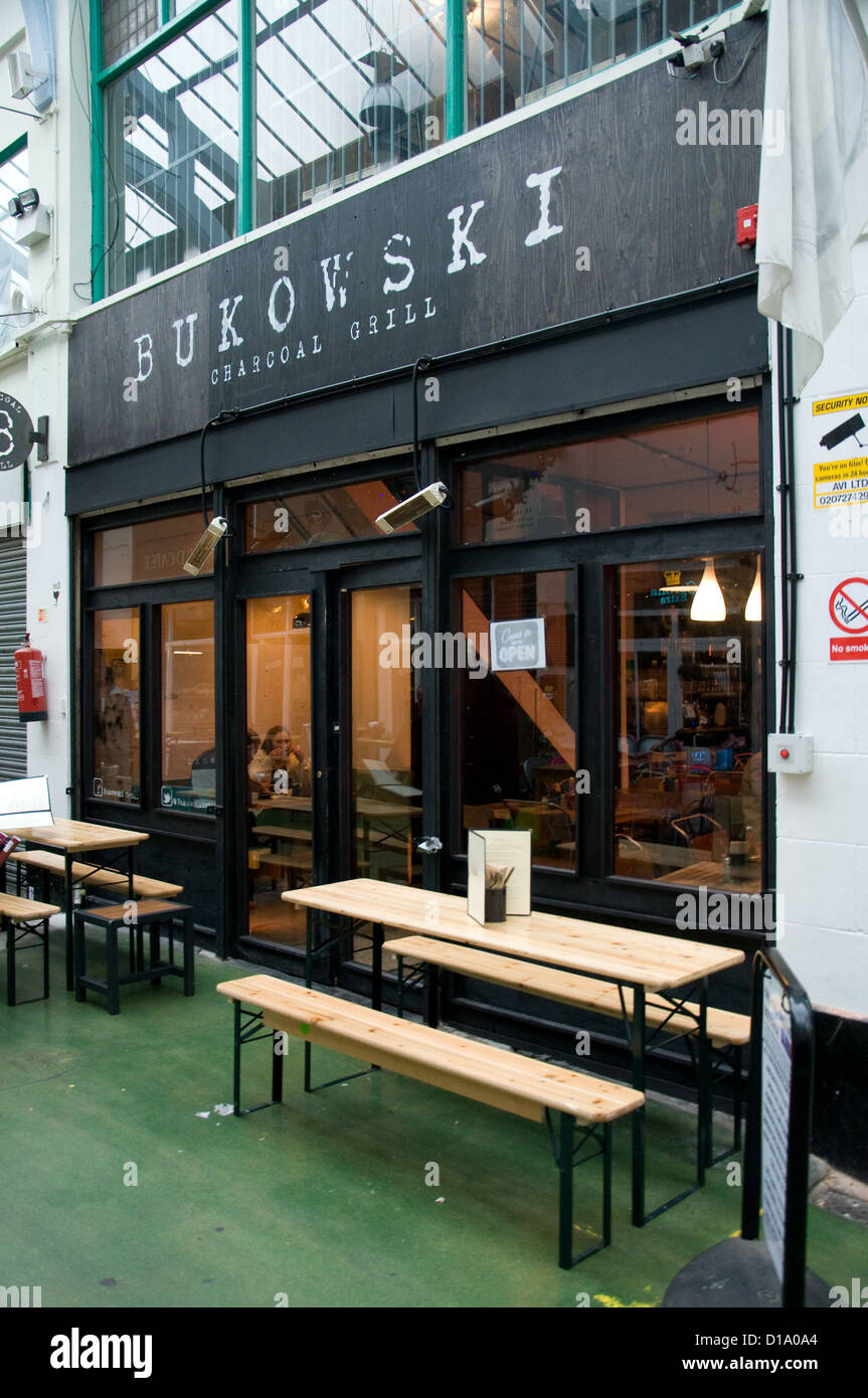 Restaurant Bukowski à Brixton, Market Row, Londres Banque D'Images