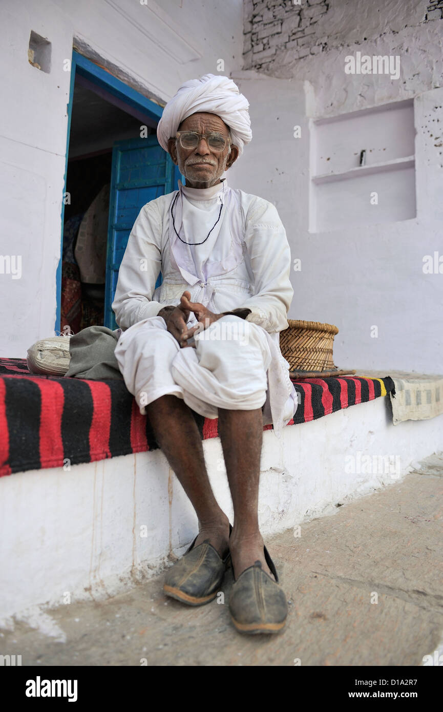 Indian man portrait Banque D'Images
