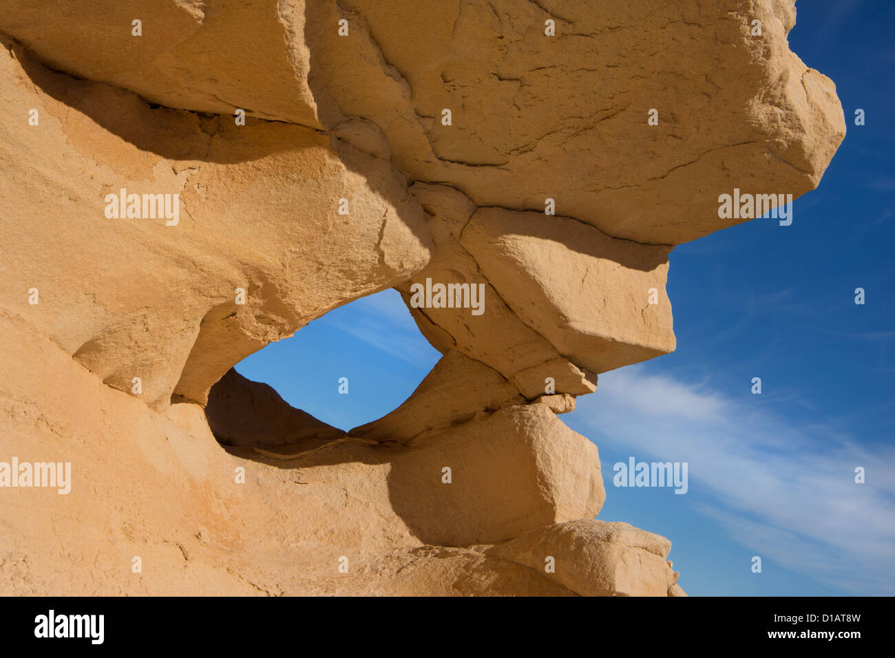Rock formation, Valley of Fire, Nevada. Banque D'Images