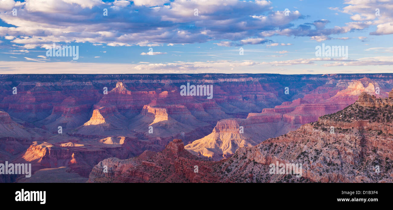 South Kaibab Trailhead surplombent, Rive Sud, le Parc National du Grand Canyon, Arizona, États-Unis États-Unis d'Amérique Banque D'Images