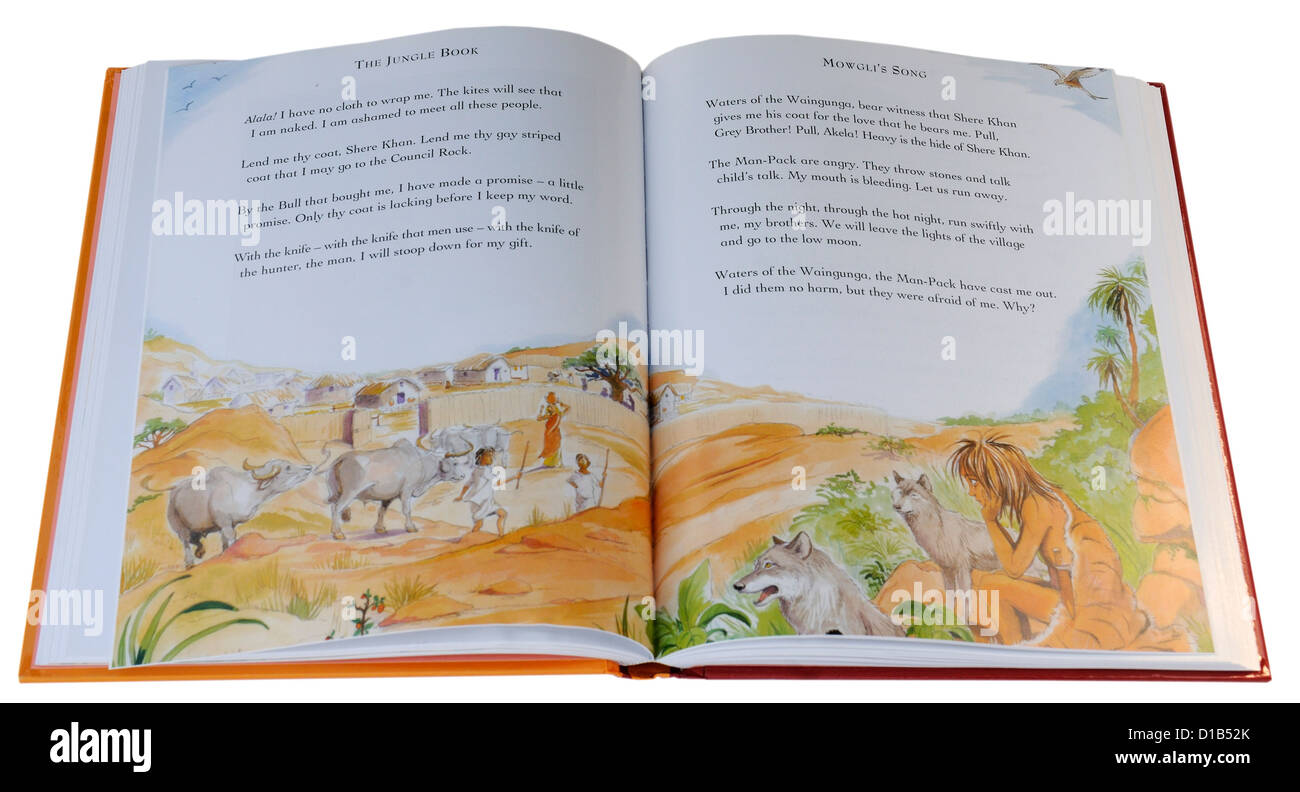 Le Livre de la Jungle par Rudyard Kipling Banque D'Images