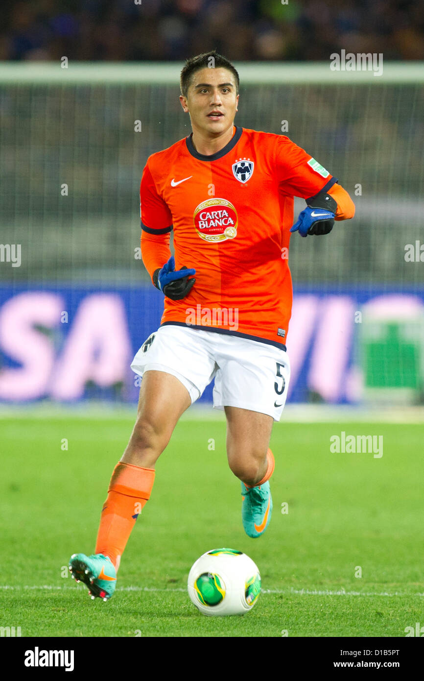 13.12.2012. Yokohama, Japon. Darvin Chavez (C F à Monterrey), la Coupe du Monde des Clubs de la FIFA Japon 2012, correspondance entre CF Monterrey 1-3 Chelsea FC au stade international de Yokohama, Japon. Banque D'Images