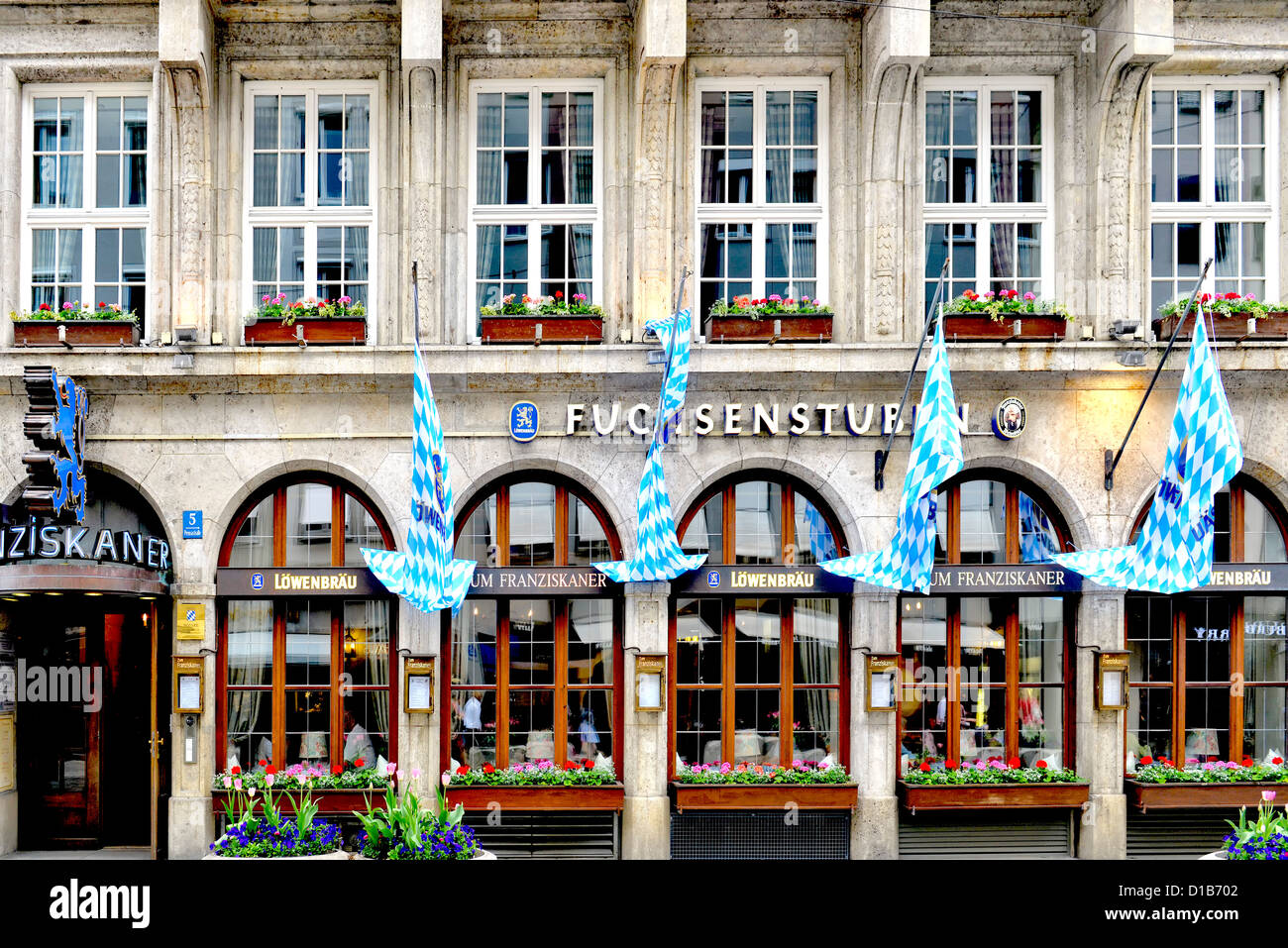 Bierkeller à München ; cave à bière à Munich Banque D'Images