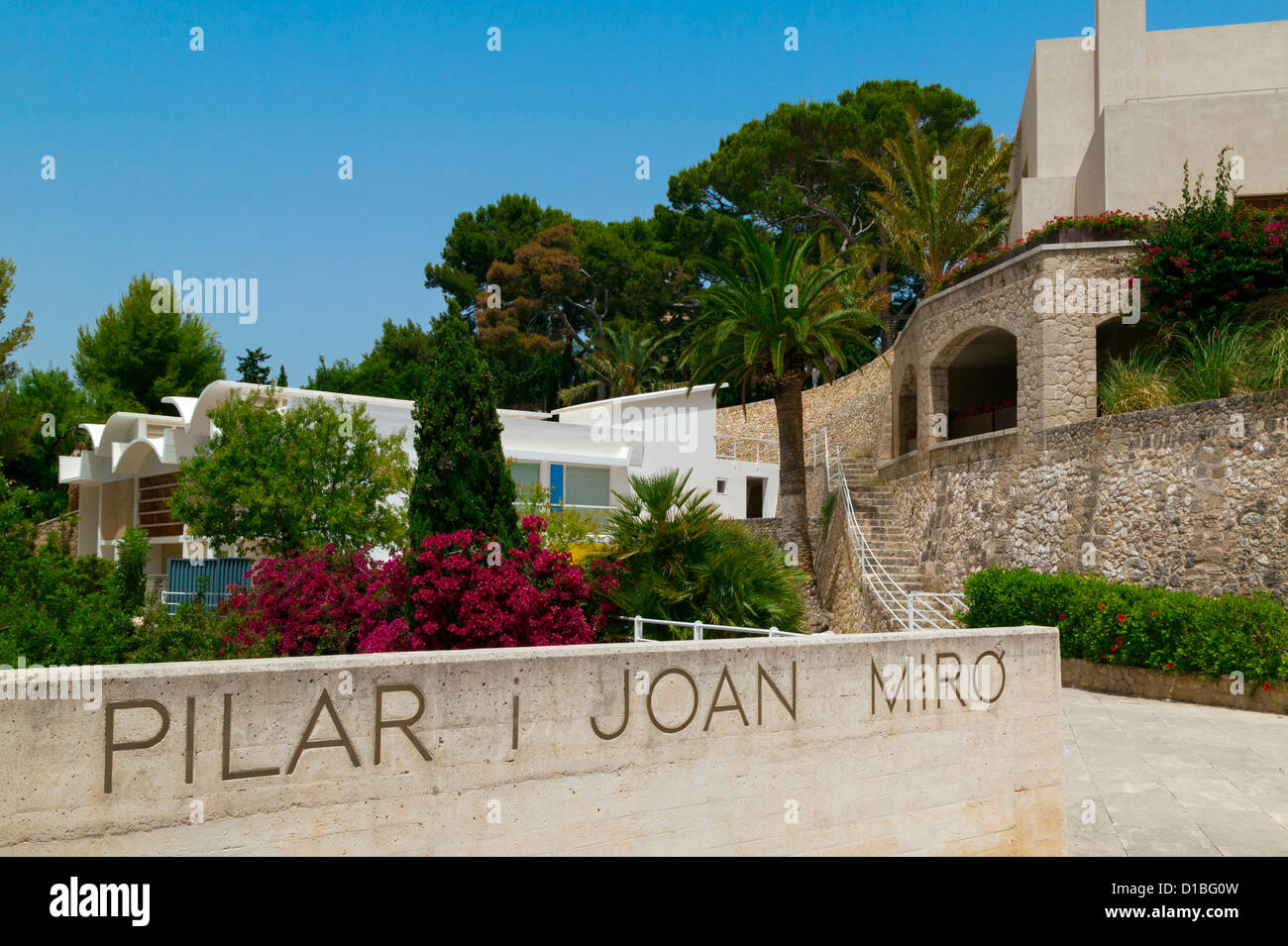 De la fondation Pilar et Miro, Palama de Majorque, Îles Baléares, Espagne Banque D'Images