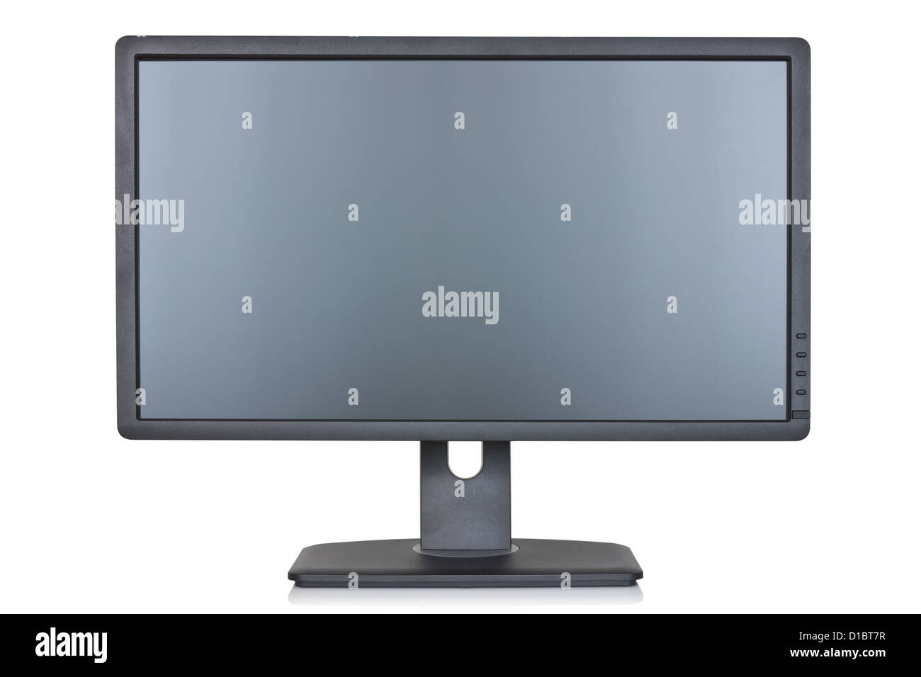 Moniteur LCD à écran plat, isolé sur fond blanc Banque D'Images